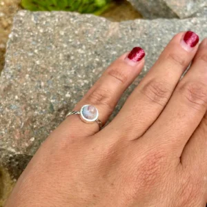 Ring silber - Jaspis Größe 56