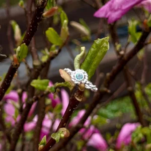 Ring silber - Zirkon Größe 56
