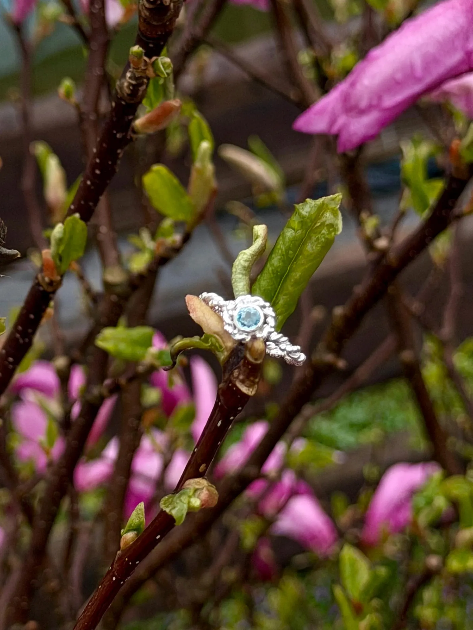 Ring silber - Zirkon Größe 56